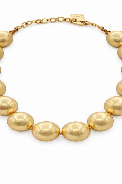 Michael Nash Jewelry | Lucy Worn Gold Gumball Necklace