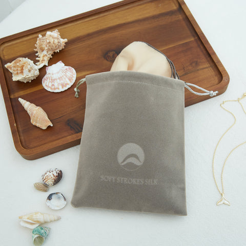 Soft Strokes Silk | Sand Beach Square Shawl