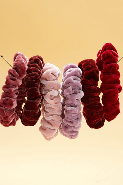 Soft Strokes Silk | Velvet Handmade Mini Lipstick Hair Band