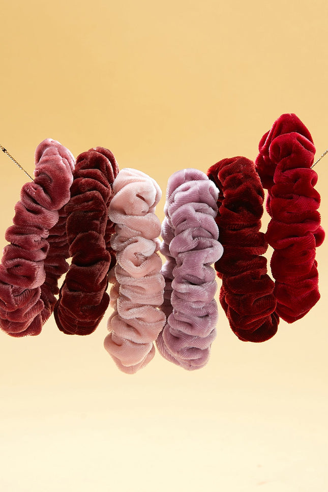 Soft Strokes Silk | Velvet Handmade Mini Lipstick Hair Band