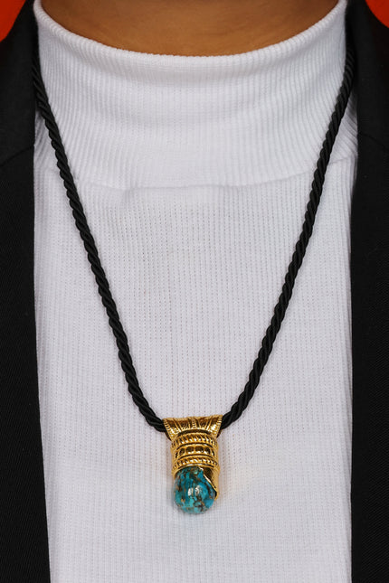 Arvino | Turquoise Potion Unisex Thread Necklace