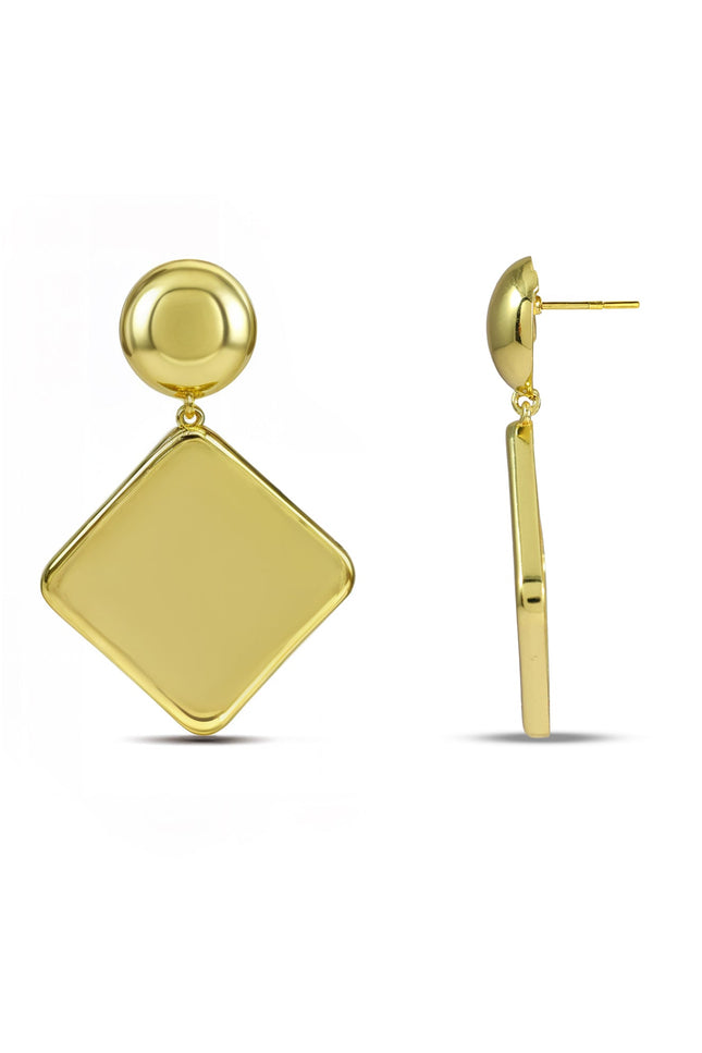 Arvino | Rhomboid Reflective Earrings