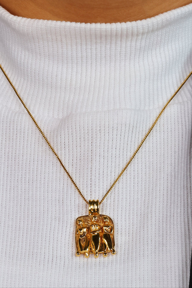 Arvino | Tridev Totem Necklace in 92.5 Sterling Silver
