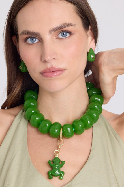 Michael Nash Jewelry | Rosamund Green Resin Pierced Earrings