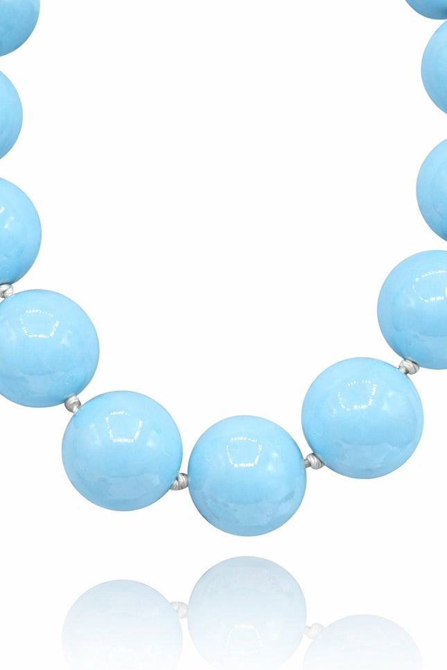 Michael Nash Jewelry | Lucy Light Blue Gumball Necklace