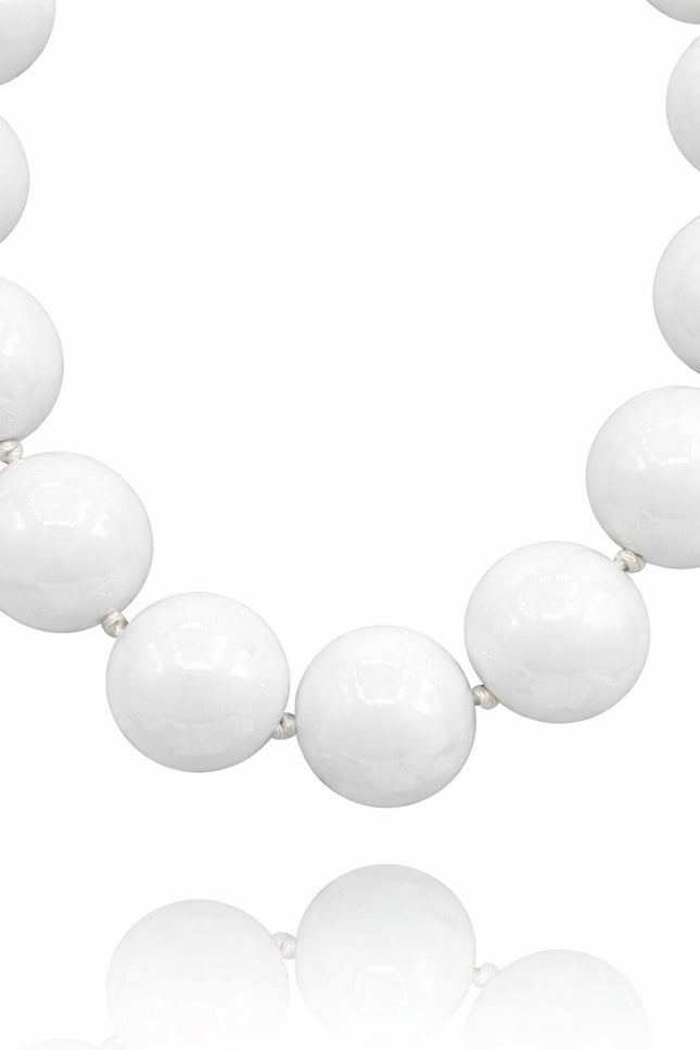 Michael Nash Jewelry | Lucy White Gumball Necklace
