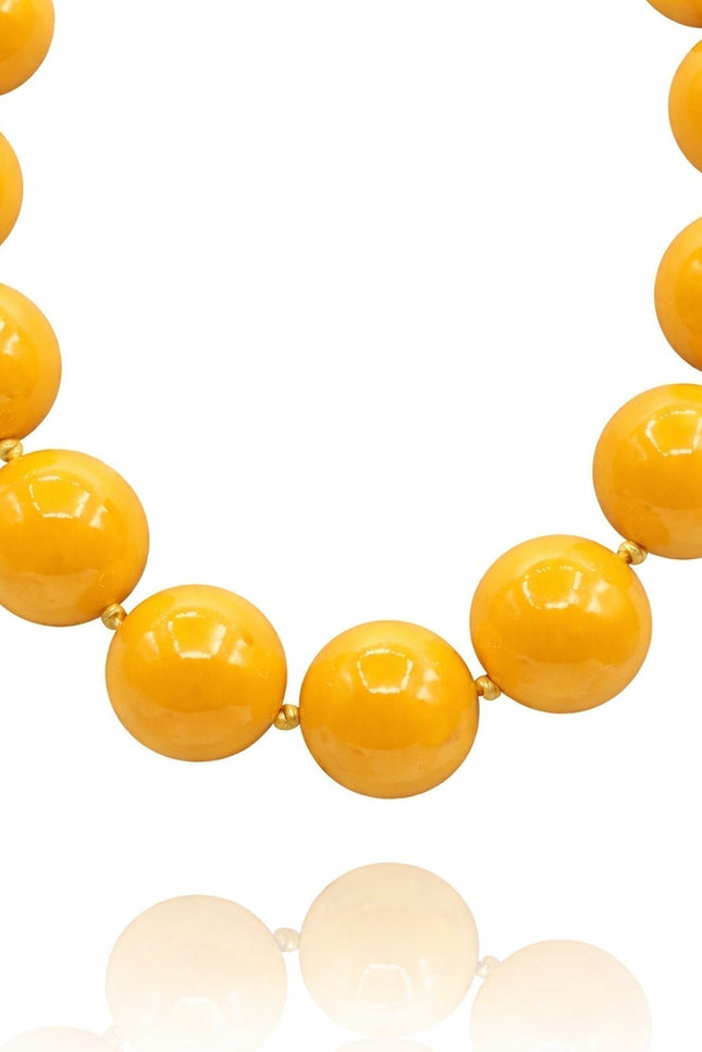 Michael Nash Jewelry | Lucy Yellow Gumball Necklace
