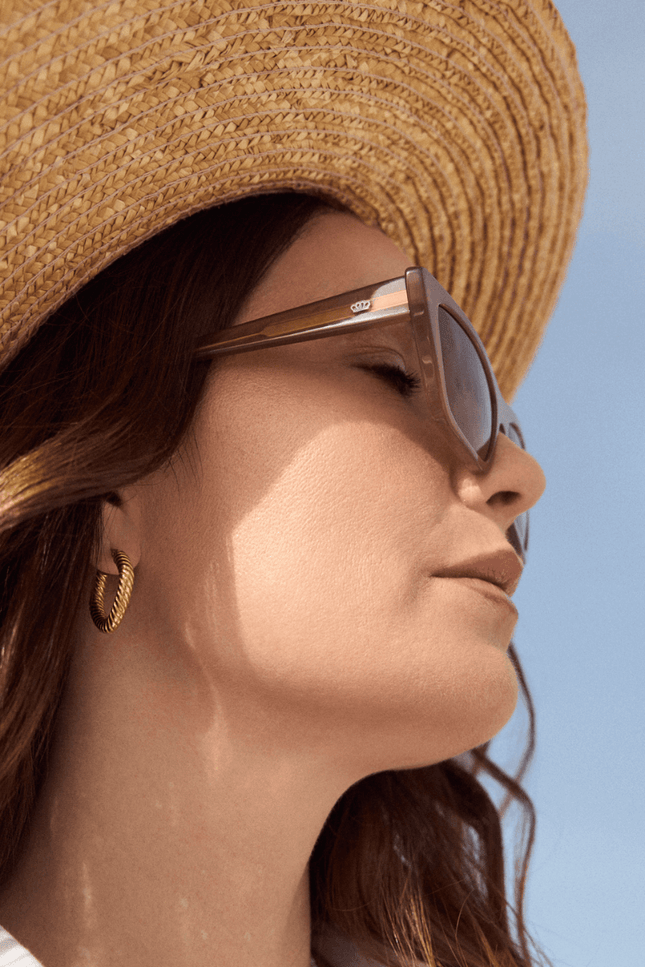 Faos Concept I ROSSO IN AMBROSIA CLAY WITH SUNSET BROWN LENSES