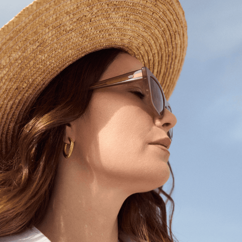 Faos Concept I ROSSO IN AMBROSIA CLAY WITH SUNSET BROWN LENSES