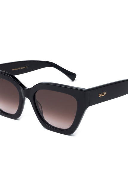 Faos Concept I SKYROS IN EREVOS BLACK WITH PURPLE GRADIENT LENSES