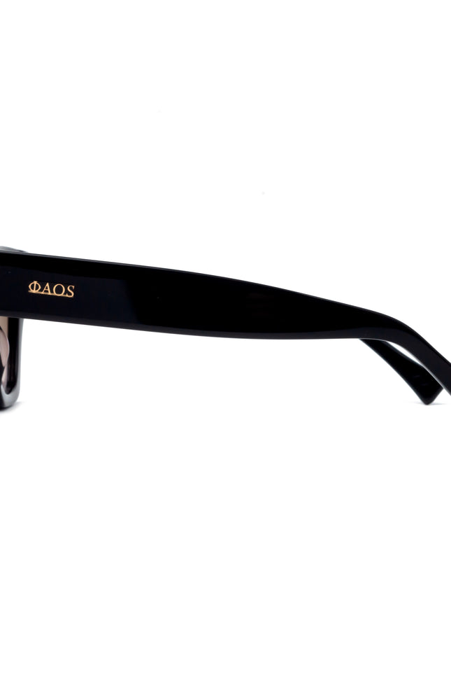 Faos Concept I SKYROS IN EREVOS BLACK WITH PURPLE GRADIENT LENSES