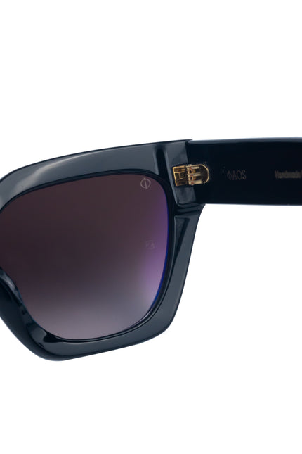 Faos Concept I SKYROS IN EREVOS BLACK WITH PURPLE GRADIENT LENSES