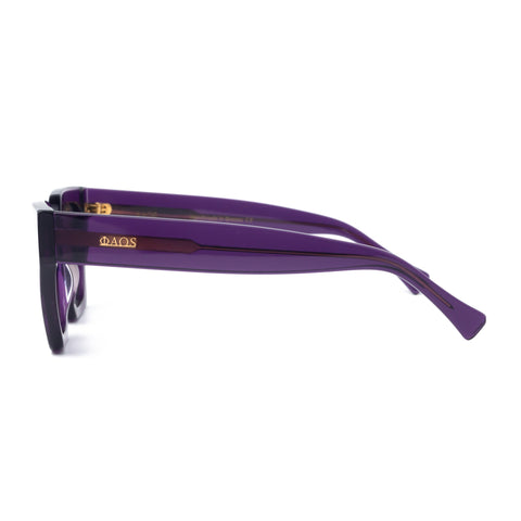 Faos Concept I SKYROS IN CRYSTAL PURPLE WITH SUNSET GREY LENSES