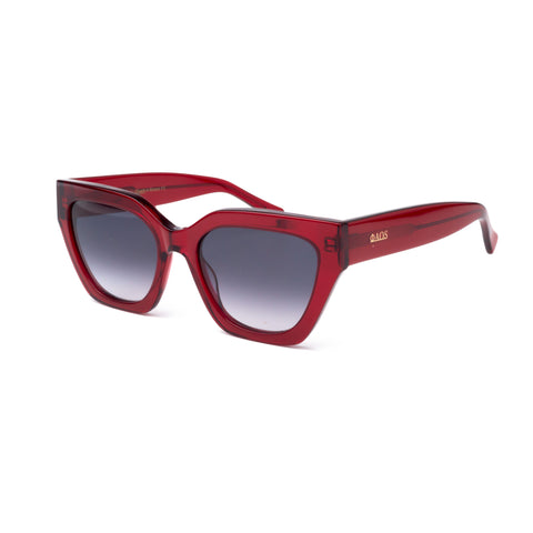 Faos Concept I SKYROS IN CRYSTAL RED WITH SUNSET GREY LENSES