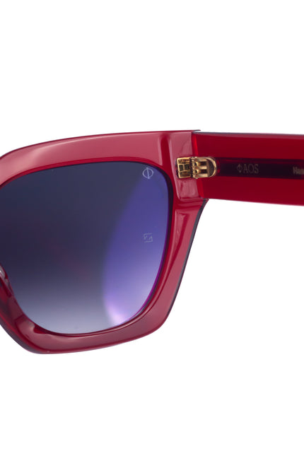 Faos Concept I SKYROS IN CRYSTAL RED WITH SUNSET GREY LENSES