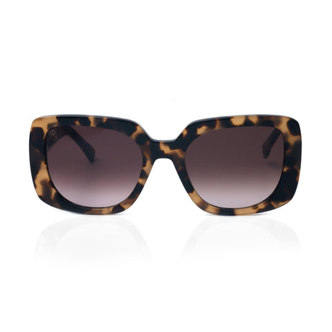 Faos Concept I RHODES IN MARBLE BROWN WITH PURPLE GRADIENT LENSES