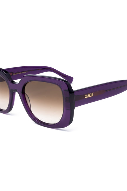 Faos Concept I RHODES IN CRYSTAL PURPLE WITH SUNSET BROWN LENSES