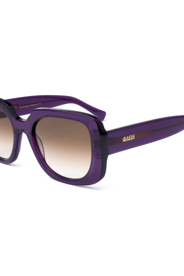 Faos Concept I RHODES IN CRYSTAL PURPLE WITH SUNSET BROWN LENSES