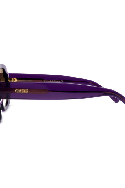 Faos Concept I RHODES IN CRYSTAL PURPLE WITH SUNSET BROWN LENSES