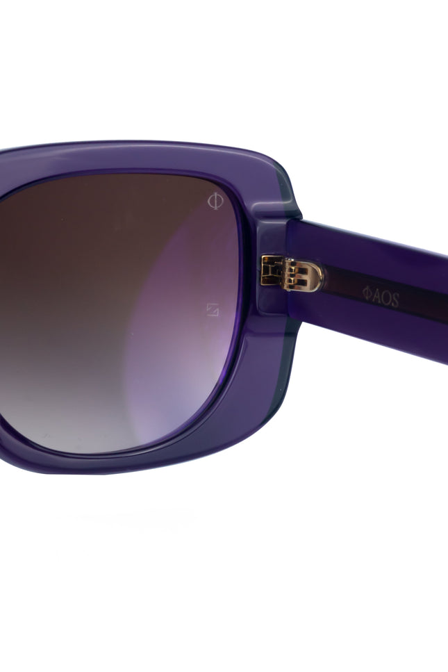 Faos Concept I RHODES IN CRYSTAL PURPLE WITH SUNSET BROWN LENSES