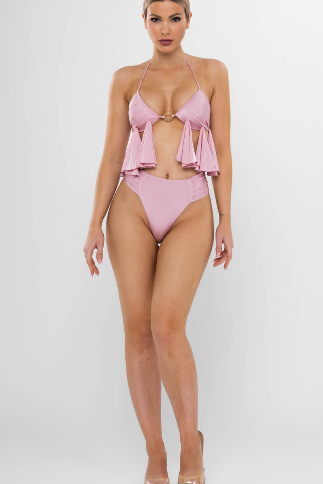 Antoninias | Aurelia Bikini Top pink