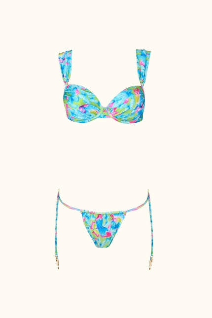 Say no more I Gaia Push Up Ruched Bikini