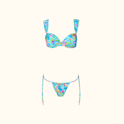 Say no more I Gaia Push Up Marszczony Bikini