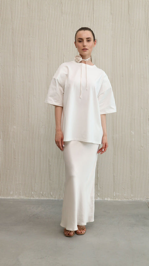 BÚDZIKO | SILKY MAXI SKIRT LIMITED EDITION