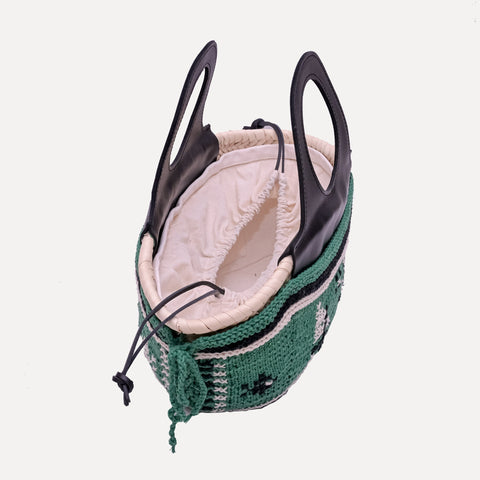 Entrudo | Koszyk Caxinas Mini zielony