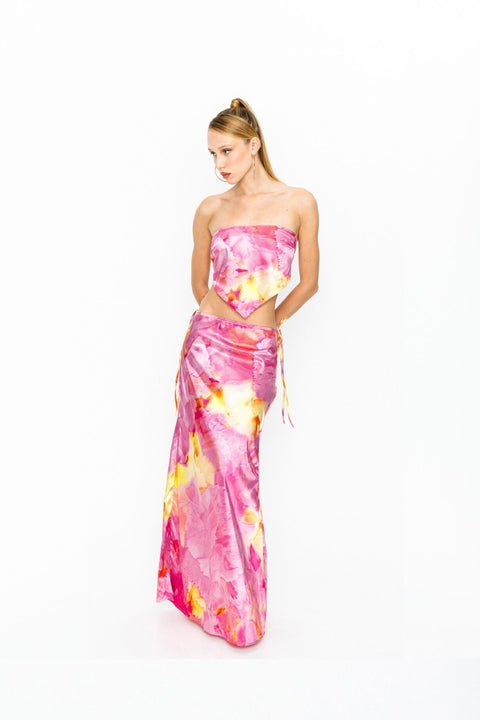 Say no more I Gia Satin Set Floral