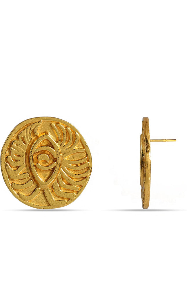 Arvino | Meera Medallion Studs