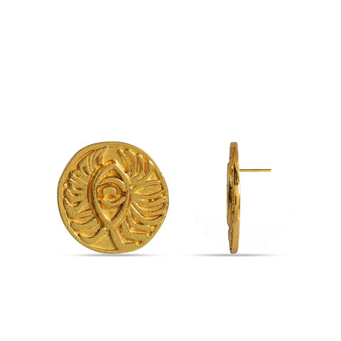 Arvino | Meera Medallion Studs
