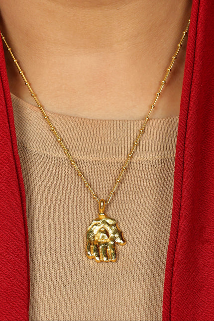 Arvino | Hast Mudra 92.5 Sterling Silver Necklace