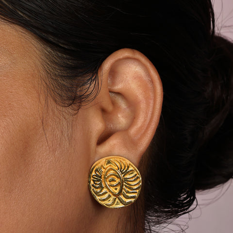 Arvino | Meera Medallion Studs