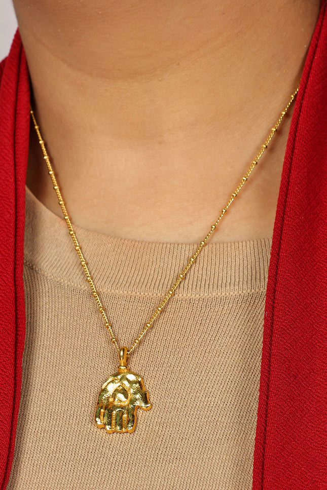 Arvino | Hast Mudra 92.5 Sterling Silver Necklace