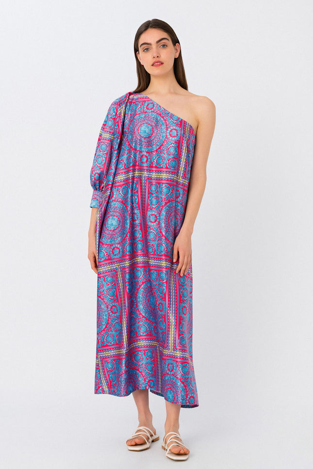 Elizabeth LaGre | Amelie One - Shoulder Maxi dress
