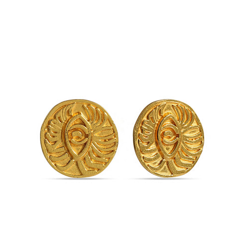 Arvino | Meera Medallion Studs