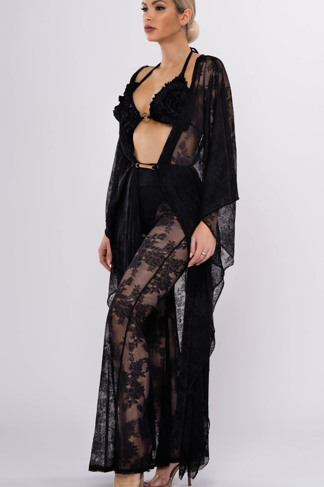 Antoninias | Rose Bikini Top black