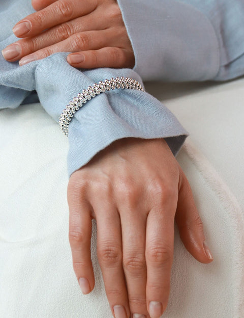 Pas de Marque | 925 sterling silver bracelet Le Collier