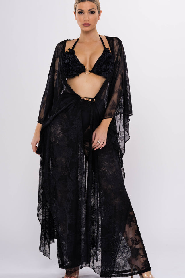 Antoninias | Rose Bikini Top black