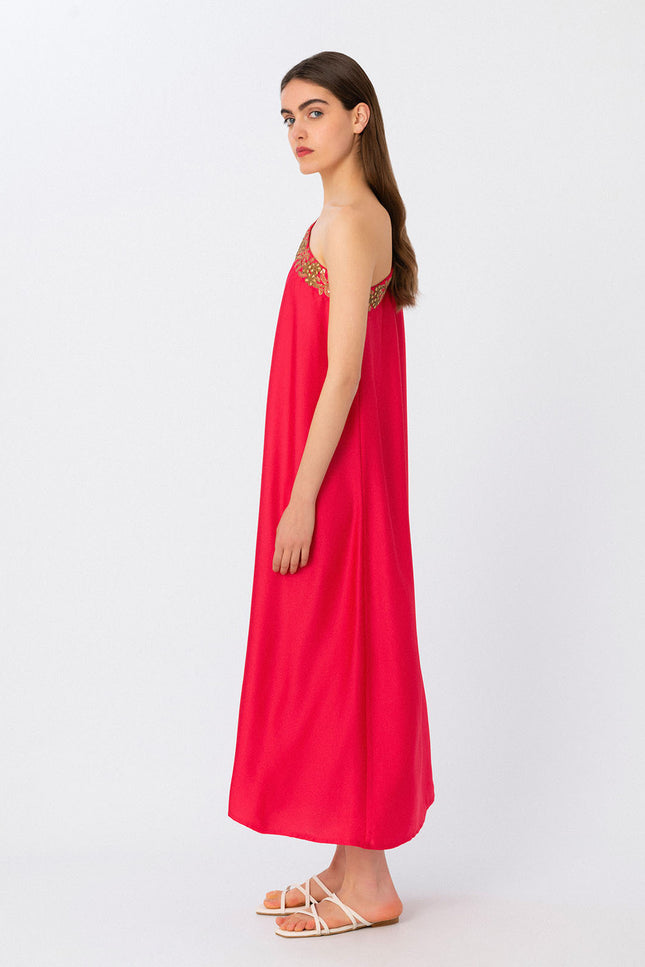 Elizabeth LaGre | One - Shoulder Maxi dress
