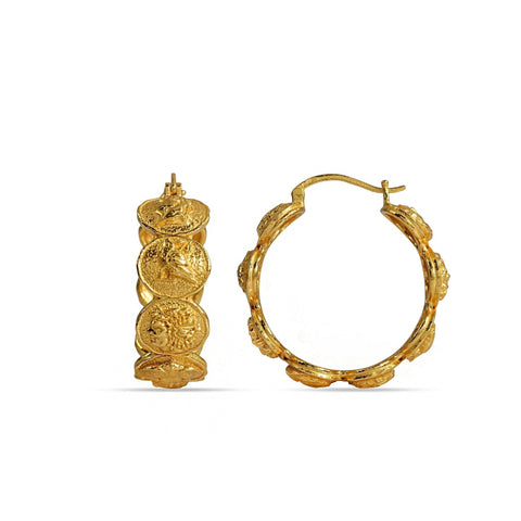 Arvino | Udaipur Twist 92.5 Sterling Silver Hoops