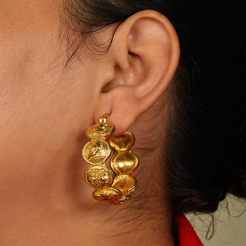Arvino | Udaipur Twist 92.5 Sterling Silver Hoops