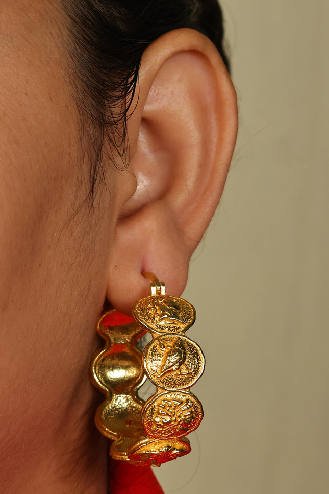 Arvino | Udaipur Twist 92.5 Sterling Silver Hoops
