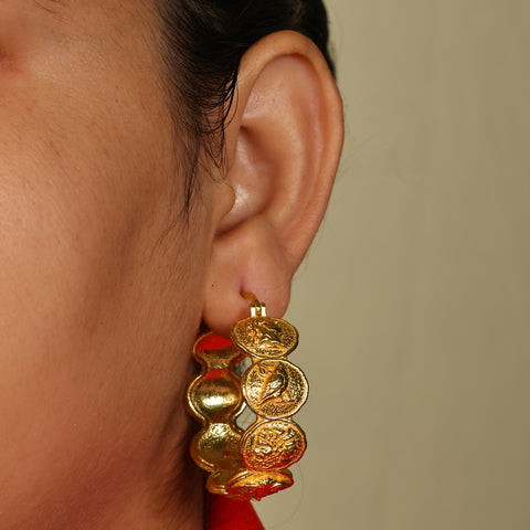 Arvino | Udaipur Twist 92.5 Sterling Silver Hoops