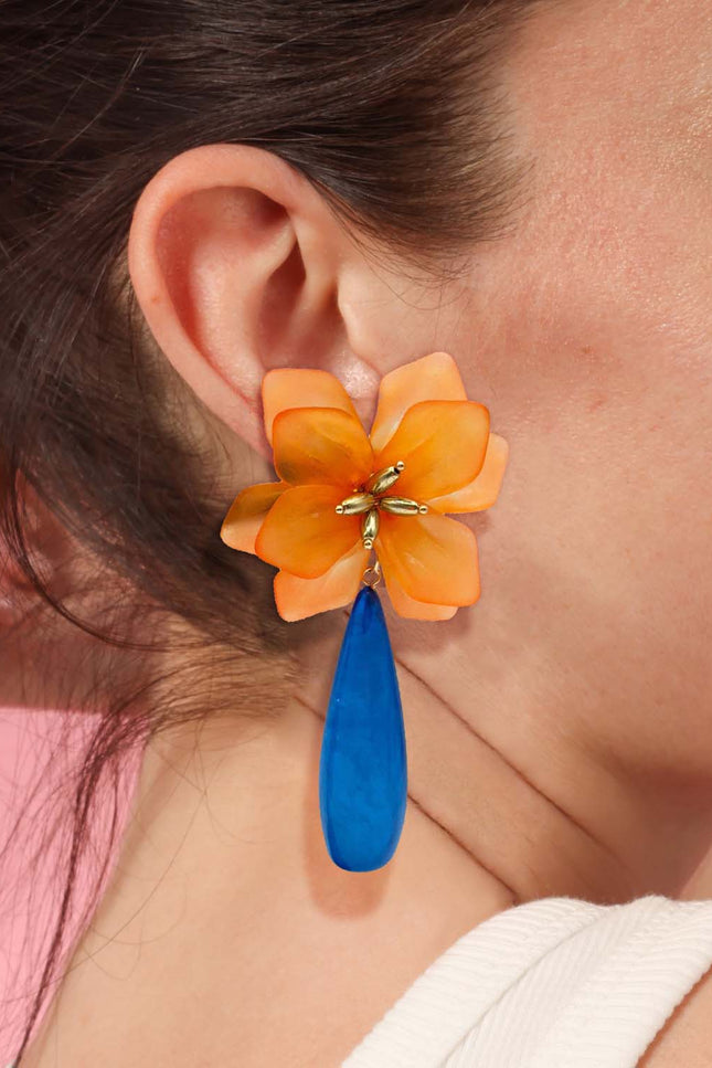 Michael Nash Jewelry | Kolczyki z klipsem Flora