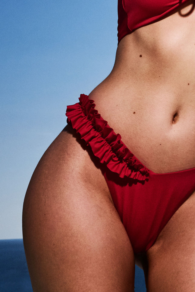 Antoninias | Blossom Bikini Bottom strawberry red