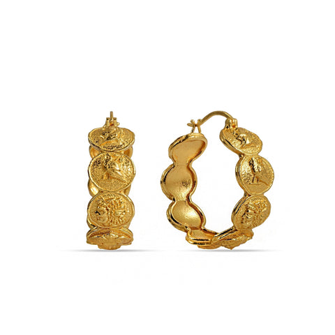 Arvino | Udaipur Twist 92.5 Sterling Silver Hoops