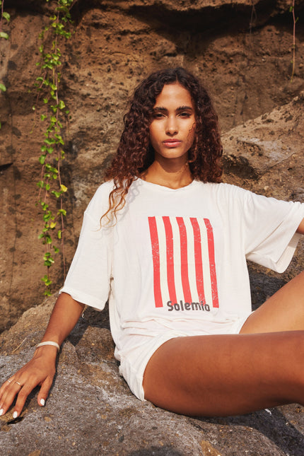 State Of Georgia I THE SOLEMIO T-SHIRT - RED STRIPES