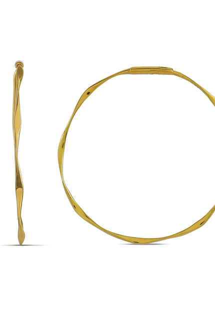 Arvino | Soft Wave 92.5 Sterling Silver Hoops